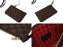 Load image into Gallery viewer, 極美品 LOUIS VUITTON ルイ ヴィトン トートバッグ 新型 ネヴァーフルPM N41359 ダミエエベヌキャンバス ブラウン 中古 60989