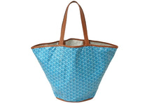 Load image into Gallery viewer, 新品未使用 GOYARD ゴヤール リバーシブルトートバッグ べラーラ BELHARMMLTY11CL03P 限定カラー ターコイズブルー 中古 61008