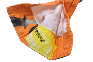 Supreme Long Sleeve Shirt Drills Work Shirt Drill Shirt 19SS Size M Orange Good Condition Used 61047
