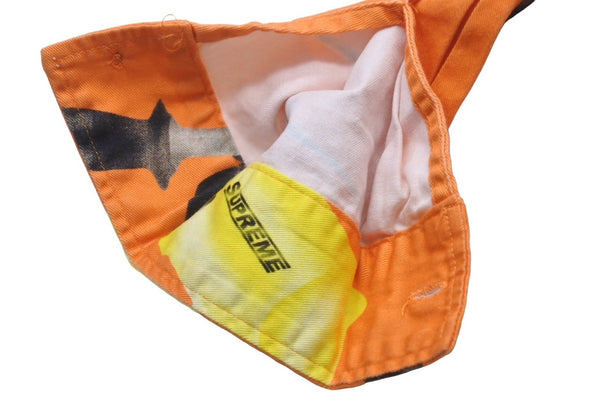 Supreme Long Sleeve Shirt Drills Work Shirt Drill Shirt 19SS Size M Orange Good Condition Used 61047