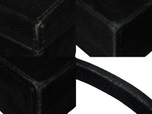 画像をギャラリービューアに読み込む, Jean Paul Gaultier ジャンポール ゴルチェ ハンドバッグ スウェード メタルデザイン 290288-81 シルバー金具 良品 中古 61050