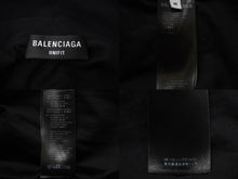 画像をギャラリービューアに読み込む, BALENCIAGA バレンシアガ デストロイ フーディー パーカー ダメージ ブラック コットン サイズM 659403 美品 中古 61067