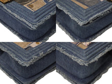 画像をギャラリービューアに読み込む, 極美品 CHANEL シャネル ボーイシャネル チェーンショルダーバッグ 20番台 デニムパッチワーク インディゴ ゴールド金具 中古 61081