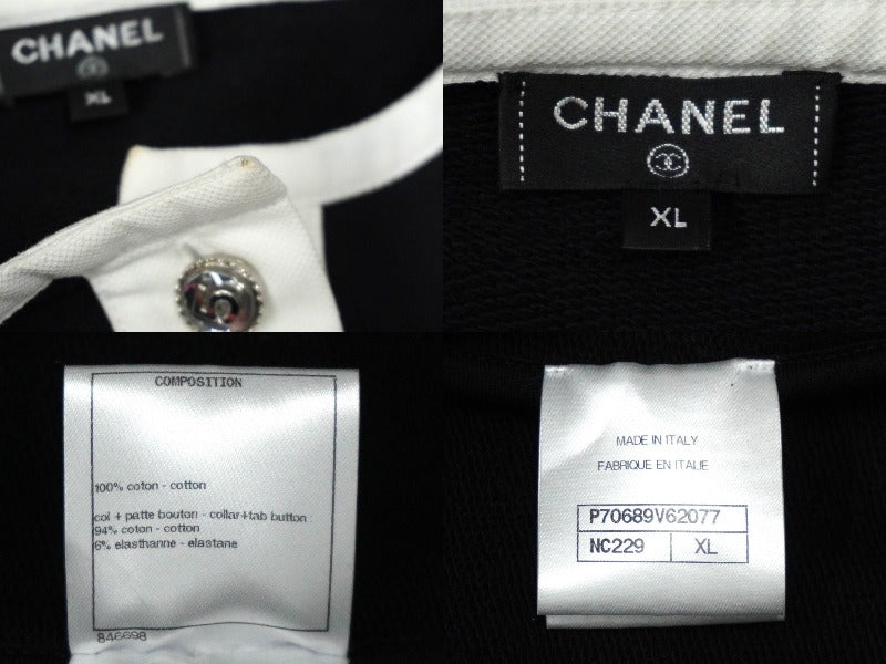 極美品 CHANEL シャネル スウェット トレーナー 21SS No5 ガブリエルココ ココマーク ブラック サイズXL P70689V62077  中古 61114 – Casanova Vintage