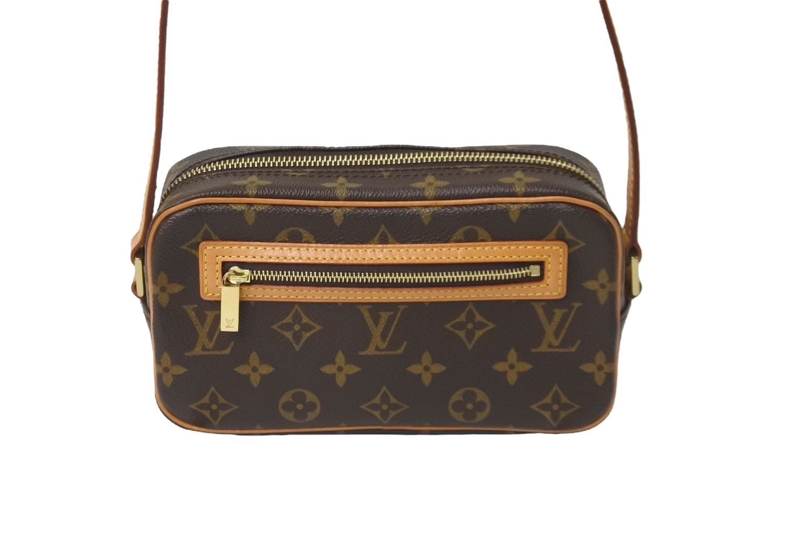 極美品 LOUIS VUITTON ルイヴィトン ポシェット シテ ショルダーバッグ モノグラム M51183 ゴールド金具 中古 61128 –  Casanova Vintage