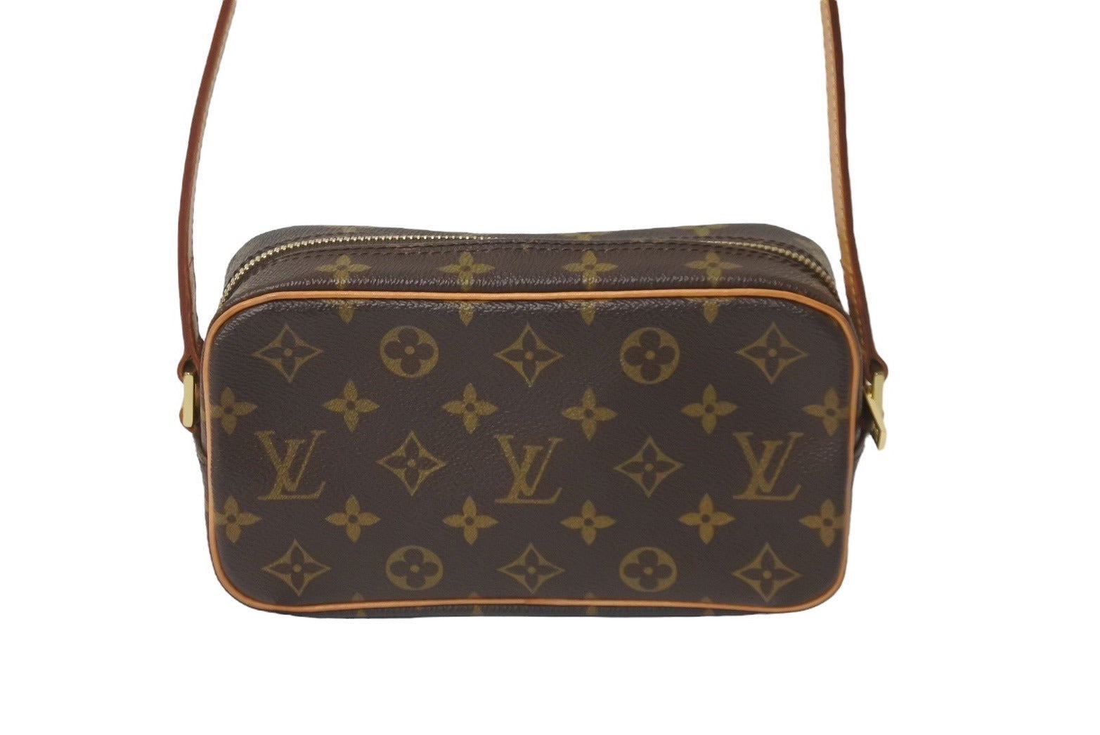 極美品 LOUIS VUITTON ルイヴィトン ポシェット シテ ショルダーバッグ モノグラム M51183 ゴールド金具 中古 61128 –  Casanova Vintage