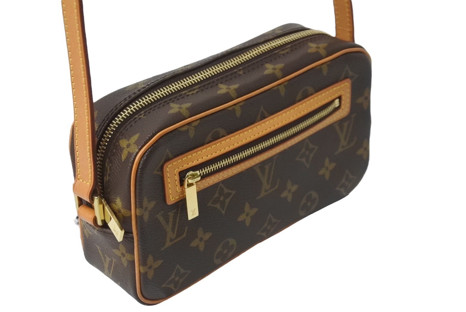 極美品 LOUIS VUITTON ルイヴィトン ポシェット シテ ショルダーバッグ モノグラム M51183 ゴールド金具 中古 61128 –  Casanova Vintage