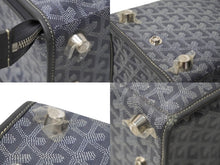Load image into Gallery viewer, GOYARD ゴヤール トランク カラベル50 折りたたみ可能 ヘリンボーン柄 オーダーカラー グレー シルバー金具 美品 中古 61143