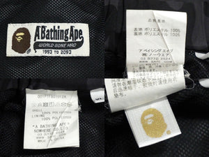 A BATHING APE アベイシングエイプ パンツ グラデーション カモ フライトパンツ ブラック ポリエステル XL 001PTF801012X 美品 中古 61189