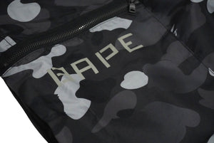 A BATHING APE アベイシングエイプ パンツ グラデーション カモ フライトパンツ ブラック ポリエステル XL 001PTF801012X 美品 中古 61189