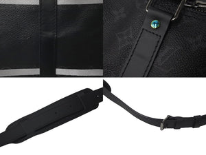 Very good condition LOUIS VUITTON Boston bag Keepall Bandouliere 55 Hiroshi Fujiwara Fragment Black M43413 Used 61193