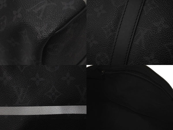 Very good condition LOUIS VUITTON Boston bag Keepall Bandouliere 55 Hiroshi Fujiwara Fragment Black M43413 Used 61193