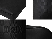 画像をギャラリービューアに読み込む, LOUIS VUITTON ルイヴィトン ダミエアンフィニ ポシェットディストリクト ショルダーバッグ レザー N23355 中古 61199