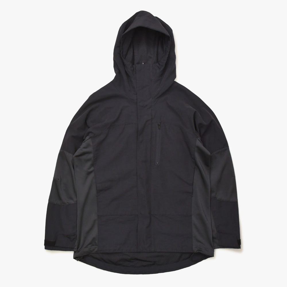 極美品 YOHJI YAMAMOTO ヨウジヤマモト フードジャケット MF-Y13-603 JAPAN製 ブラック サイズ4 中古 4a006120