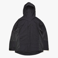 極美品 YOHJI YAMAMOTO ヨウジヤマモト フードジャケット MF-Y13-603 JAPAN製 ブラック サイズ4 中古 4a006120