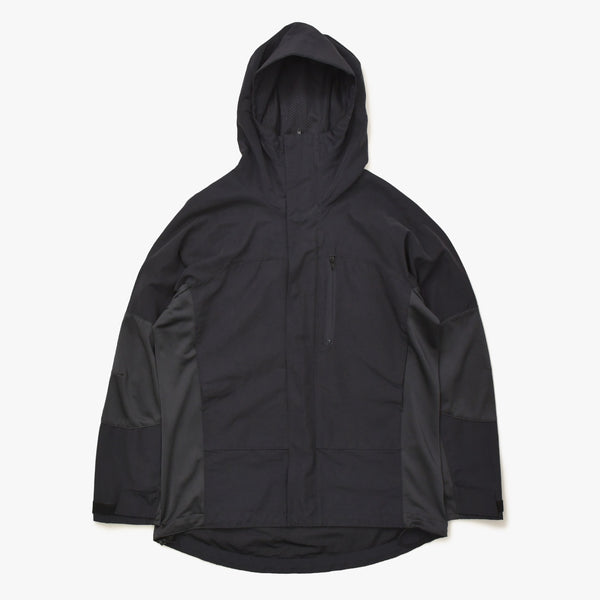 極美品 YOHJI YAMAMOTO ヨウジヤマモト フードジャケット MF-Y13-603 JAPAN製 ブラック サイズ4 中古 4a006120
