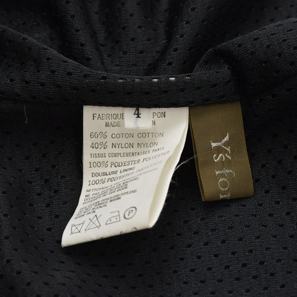 極美品 YOHJI YAMAMOTO ヨウジヤマモト フードジャケット MF-Y13-603 JAPAN製 ブラック サイズ4 中古 4a006120