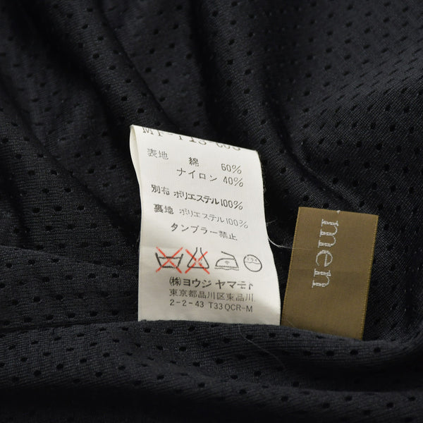 極美品 YOHJI YAMAMOTO ヨウジヤマモト フードジャケット MF-Y13-603 JAPAN製 ブラック サイズ4 中古 4a006120