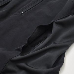 極美品 YOHJI YAMAMOTO ヨウジヤマモト フードジャケット MF-Y13-603 JAPAN製 ブラック サイズ4 中古 4a006120
