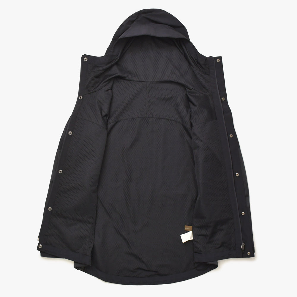 極美品 YOHJI YAMAMOTO ヨウジヤマモト フードジャケット MF-Y13-603 JAPAN製 ブラック サイズ4 中古 4a006120