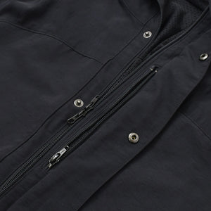極美品 YOHJI YAMAMOTO ヨウジヤマモト フードジャケット MF-Y13-603 JAPAN製 ブラック サイズ4 中古 4a006120
