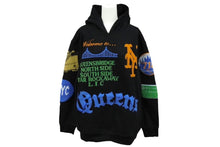 Load image into Gallery viewer, 極美品 Queens NYC Mets Timberland Mobb Deep ニューヨーク パーカー サイズM ブラック コットン 発砲プリント 中古 61204