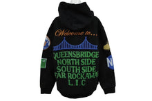 Load image into Gallery viewer, 極美品 Queens NYC Mets Timberland Mobb Deep ニューヨーク パーカー サイズM ブラック コットン 発砲プリント 中古 61204