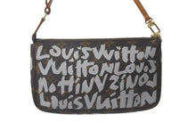 Load image into Gallery viewer, LOUIS VUITTON ルイヴィトン アクセポ ポシェット アクセソワール M92192 モノグラムグラフィティ ホワイト 美品 中古 61208