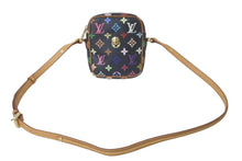 Load image into Gallery viewer, LOUIS VUITTON ルイヴィトン 村上隆 リフト ショルダーバッグ モノグラムマルチ ブラック M40056 美品 中古 61213