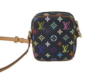 Load image into Gallery viewer, LOUIS VUITTON ルイヴィトン 村上隆 リフト ショルダーバッグ モノグラムマルチ ブラック M40056 美品 中古 61213