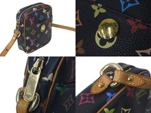Load image into Gallery viewer, LOUIS VUITTON ルイヴィトン 村上隆 リフト ショルダーバッグ モノグラムマルチ ブラック M40056 美品 中古 61213