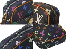 Load image into Gallery viewer, LOUIS VUITTON ルイヴィトン 村上隆 リフト ショルダーバッグ モノグラムマルチ ブラック M40056 美品 中古 61213