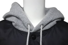 Load image into Gallery viewer, 極美品 CELINE セリーヌ フード付き オーバーサイズ テディジャケット サイズ48 ブラック ナイロン 2W15A227R 中古 61216