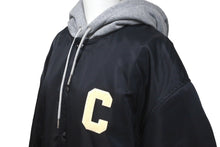 Load image into Gallery viewer, 極美品 CELINE セリーヌ フード付き オーバーサイズ テディジャケット サイズ48 ブラック ナイロン 2W15A227R 中古 61216