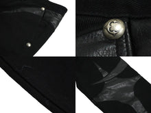 Load image into Gallery viewer, Thug Club サグクラブ TC レザー ウォッシング デニムパンツ サイズ3 ブラック コットン TC24PT0603 美品 中古 61217