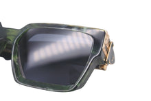 Load image into Gallery viewer, LOUIS VUITTON ルイヴィトン ミリオネア 1.1 サングラス グリーン 大理石 スクエア 58□17 Z1167E 美品 中古 61218