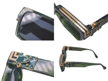 Load image into Gallery viewer, LOUIS VUITTON ルイヴィトン ミリオネア 1.1 サングラス グリーン 大理石 スクエア 58□17 Z1167E 美品 中古 61218