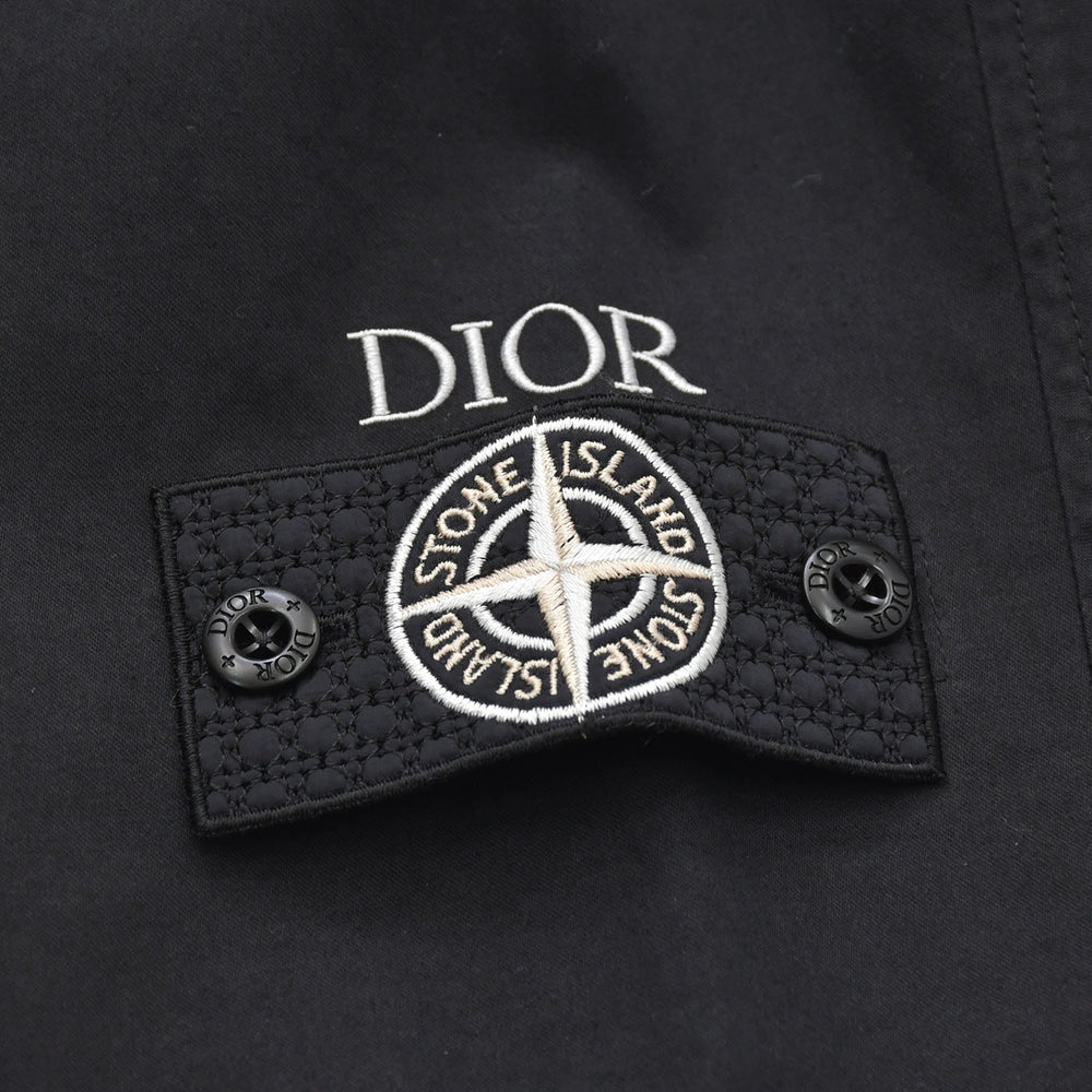 極美品 Christian Dior クリスチャンディオール × Stone Island ストーンアイランド フィールドジャケット 493C403A6144 サイズ50 中古 4a006130