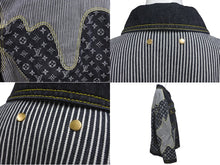 Load image into Gallery viewer, 極美品 LOUIS VUITTON ×NIGO ルイヴィトン×NIGOモノグラムクレイジーデニム ジャケット 22SS サイズ48 RM221M 中古 61324