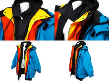 画像をギャラリービューアに読み込む, 極美品 BALENCIAGA バレンシアガ ランウェイ 7レイヤードジャケット 544307 マルチカラー サイズL 中古 61367