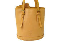 Load image into Gallery viewer, LOUIS VUITTON ルイヴィトン ヌメ革 レザー ノマド マレ 20周年記念 バケツ バッグ ベージュ M99070 ポーチ付 美品 中古 61370