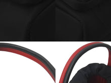 Load image into Gallery viewer, PRADA プラダ バケットバッグ ハンドバッグ テスート ナイロン トライアングルロゴ 筒型 1BE026 ブラック レッド 美品 中古 61401