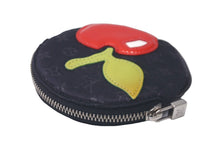 Load image into Gallery viewer, 極美品 LOUIS VUITTON ルイヴィトン モノグラムサテン コントドゥフェ コインケース M92272 ブラック リンゴ 財布 小物 中古 61418