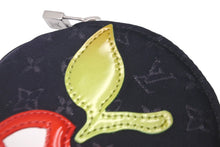 Load image into Gallery viewer, 極美品 LOUIS VUITTON ルイヴィトン モノグラムサテン コントドゥフェ コインケース M92272 ブラック リンゴ 財布 小物 中古 61418