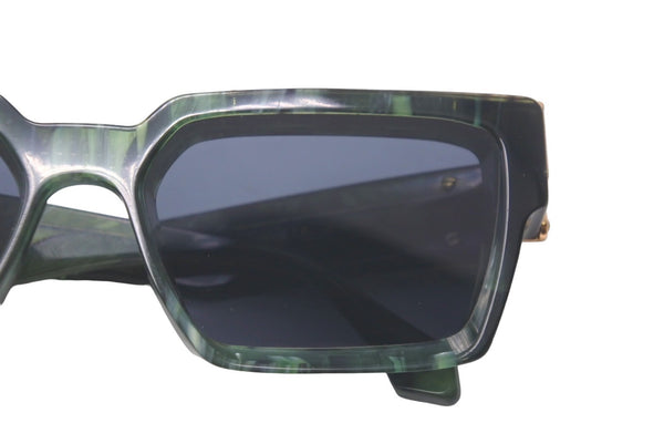 LOUIS VUITTON Louis Vuitton Sunglasses Z1167E 1.1 Millionaire Square Shape 58□17 145 Green Good Condition Used 61431 Genuine Product