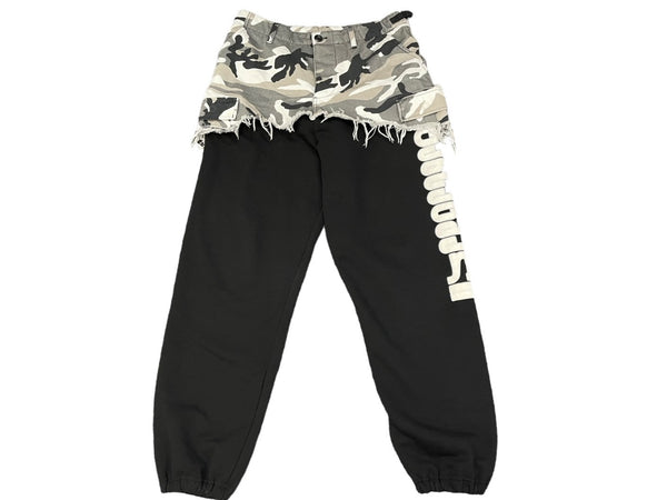 VETEMENTS Cargo Jogging Pants Size M Camouflage Switching Design Sweatpants USS197004 Good Condition Used 61432
