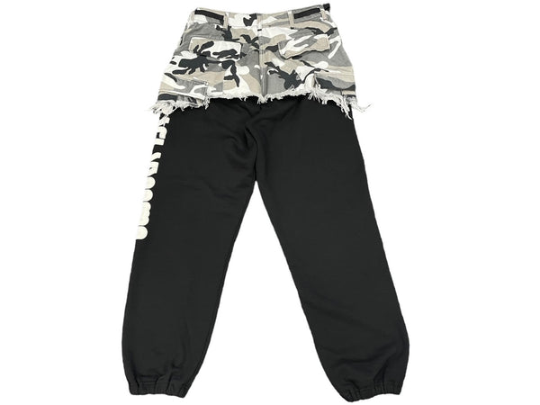 VETEMENTS Cargo Jogging Pants Size M Camouflage Switching Design Sweatpants USS197004 Good Condition Used 61432