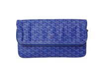 Load image into Gallery viewer, GOYARD ゴヤール サン・マリー MM クラッチバッグ STMARIMMLTY07CL07P スカイブルー シルバー金具 美品 中古 61446