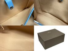 Load image into Gallery viewer, 極美品 DELVAUX デルヴォー L'Humour MM ルーモア MM ハンドバッグ AA0480AAM040BCM 2WAY ブルー シルバー金具 中古 4b006147