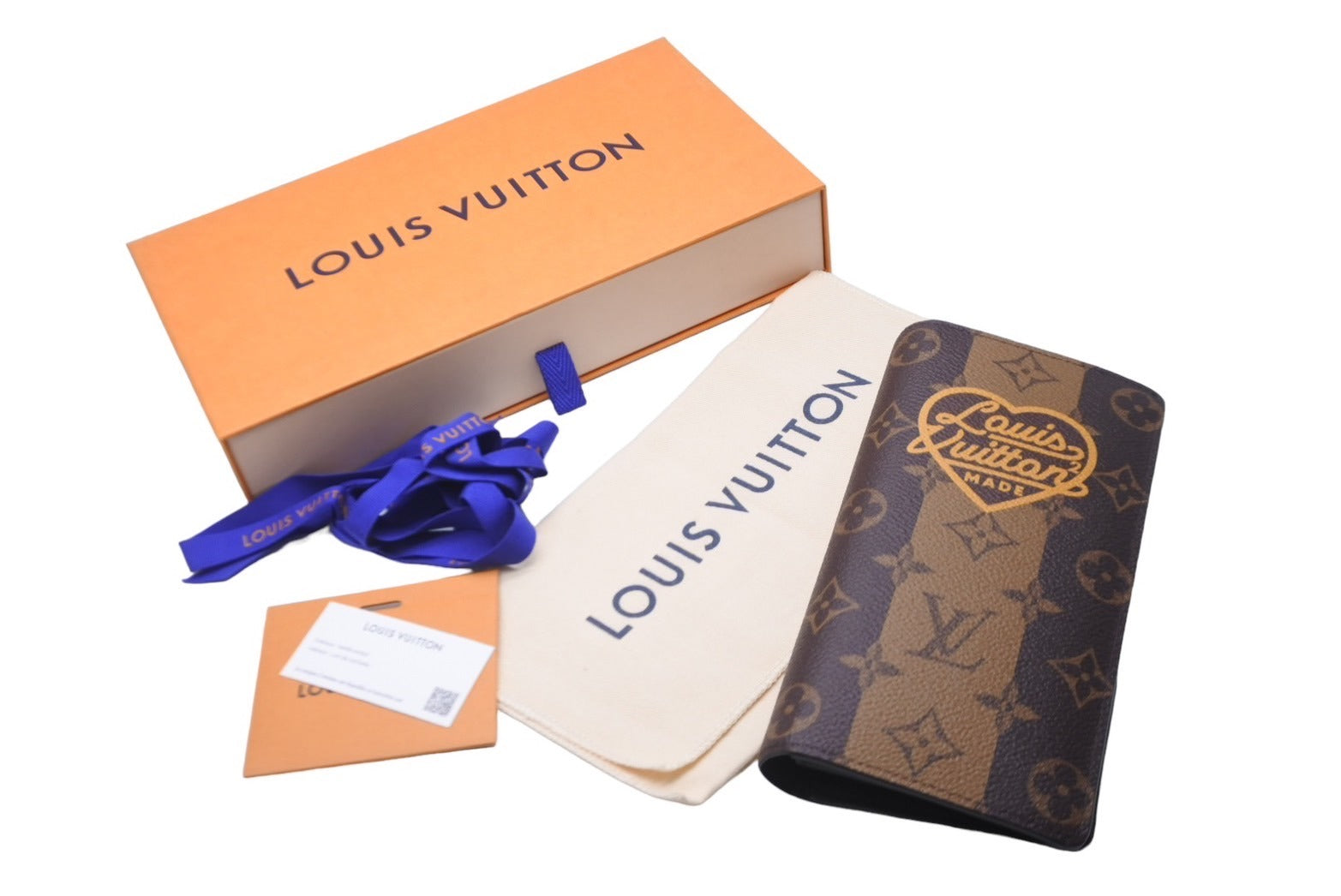 LOUIS VUITTON ルイヴィトン NIGO モノグラム ストライプ ポルトフォイユ・ブラザ 長財布 22SS M81008 ブラウン 美品  中古 61479 – Casanova Vintage